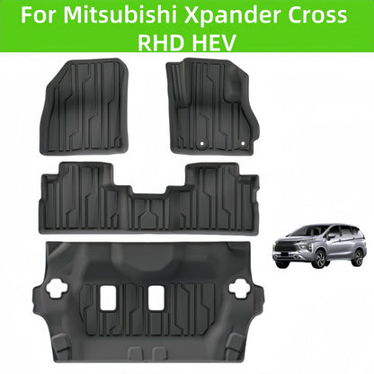 Mitsubishi Xpander Cross RHD HEV 2023-2025 TPE Car Floor Mat/RearTrunkMat