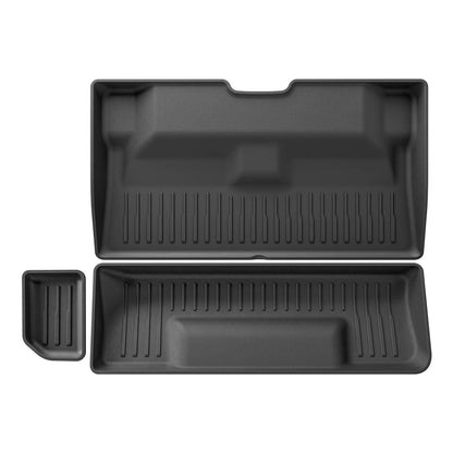 For 2022- 2024 Tesla MODEL X 3D Carpet TPE Car Floor Mat/Rear Trunk Mat
