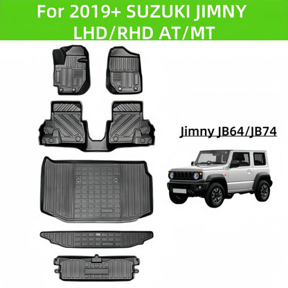 For 2019 SUZUKI JimnyJB64/JB74 TPE Car Floor Mat/Trunk Mat