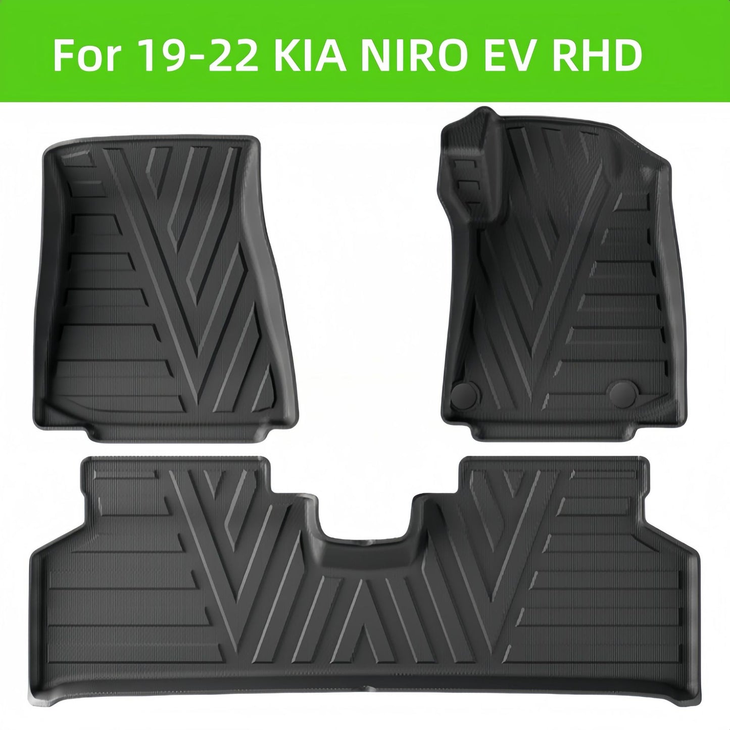 For 2019-2022 KIA NIRO EV RHD Car Carpet 3D TPE Car Floor Mat