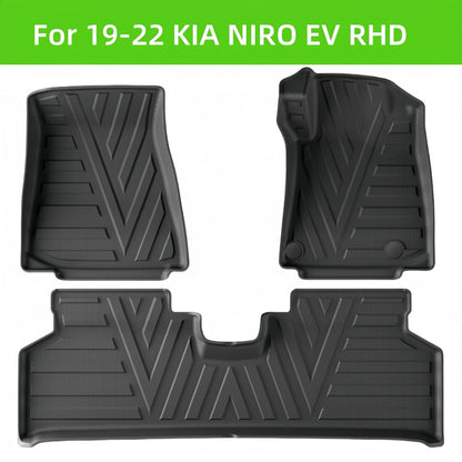 For 2019-2022 KIA NIRO EV RHD Car Carpet 3D TPE Car Floor Mat
