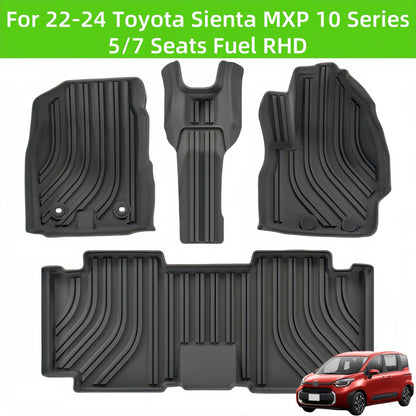 For 2022-2024 Toyota Sienta MXP 10 Series Fuel RHD TPE Car Floor Mat