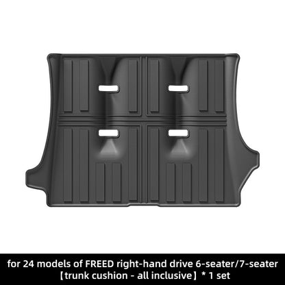 For 2016- 2024 Honda FREED RHD HEV/Fuel TPE Car Floor Mat/Rear Trunk Mat