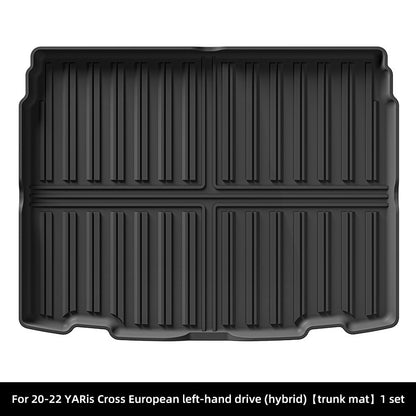 For 2020-2024 Toyota YARIS Cross LHD/RHD TPE Car Floor Mat/Rear Trunk Mat