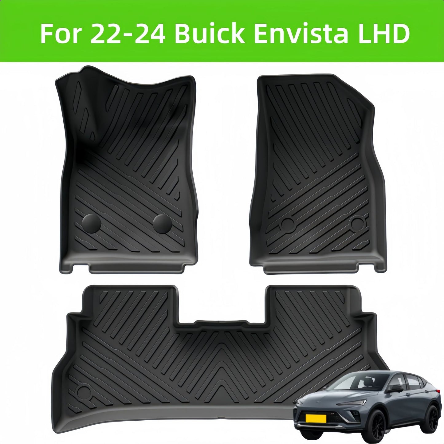 Buick Envista LHD 2022-2024 Car Floor Mat/Rear Trunk Mat TPE