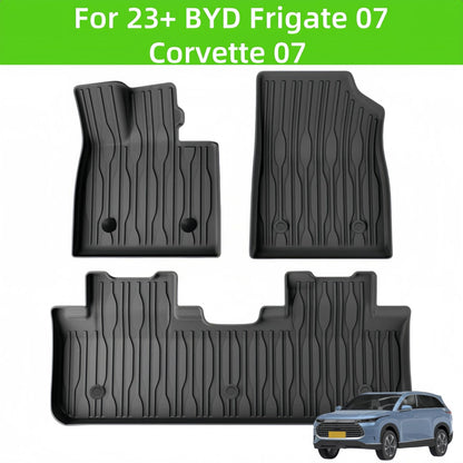 For 2023 BYD Frigate 07/Corvette 07 TPE Luxury car floor mats