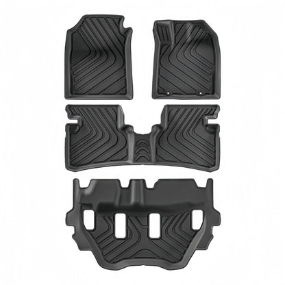 For 2022-2024 Honda BR-V RHD Fuel TPE Car Floor Mat/BRV Rear Trunk Mat
