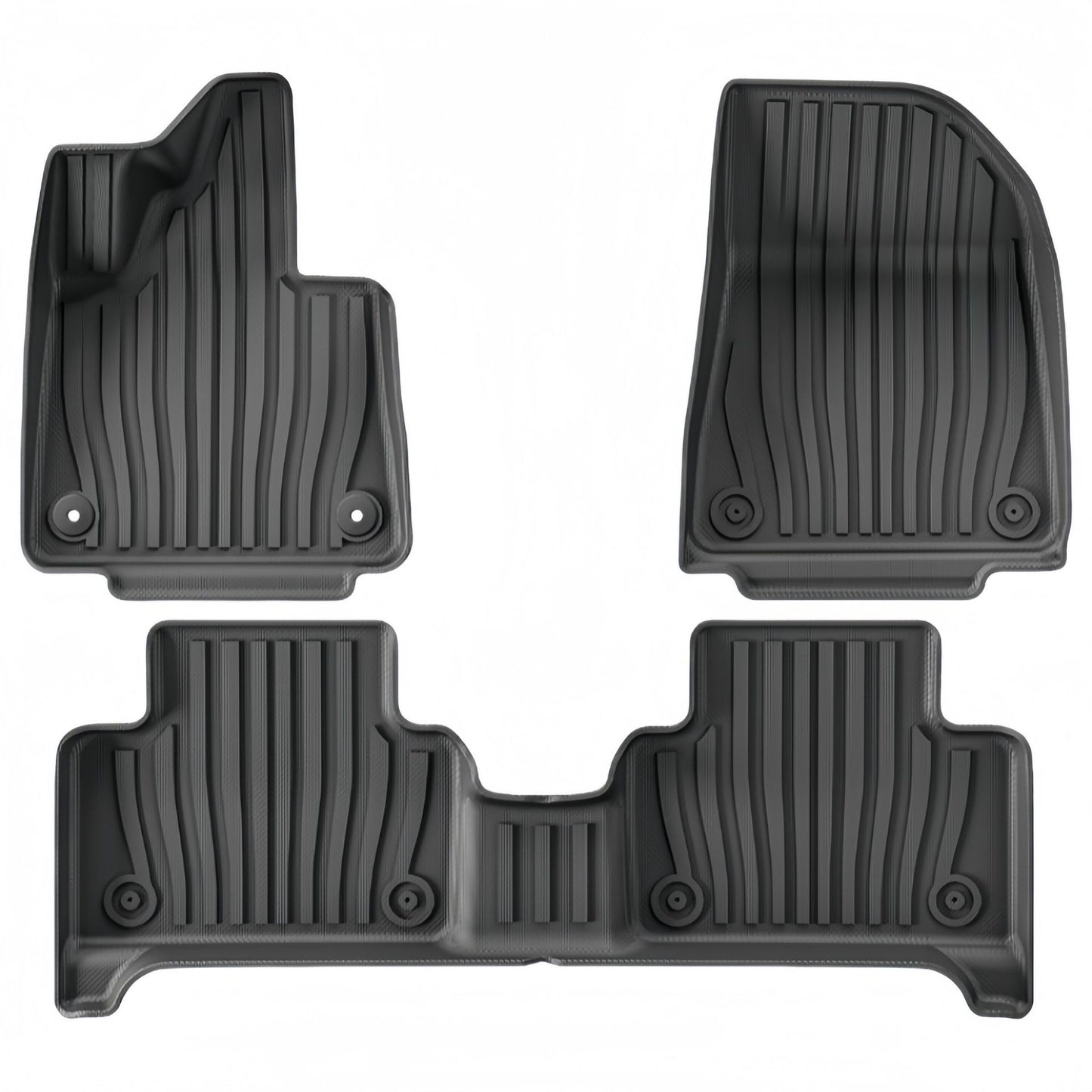 For 2024 Volvo EX30 3DCarpet TPE Car Floor Mat/Rear Trunk Mat