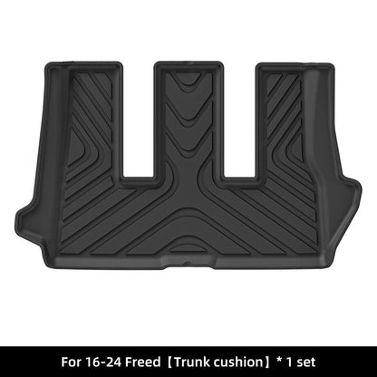 For 2016- 2024 Honda FREED RHD HEV/Fuel TPE Car Floor Mat/Rear Trunk Mat