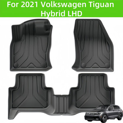For 2021 Volkswage Tiguan Hybrid TPE Car Floor Mat/Trunk Mat