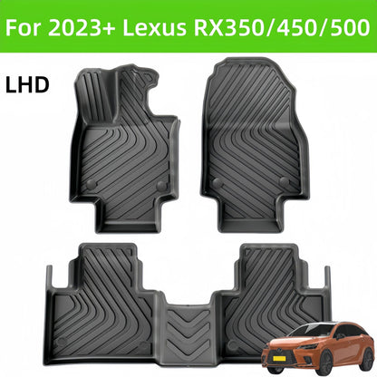 For 2023 Lexus RX 350 450 500 TPE Car Floor Mat/Rear Trunk Mat