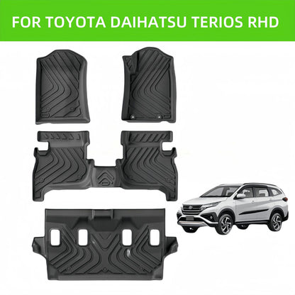 For Toyota DAIHATSU TERIOS RHD TPE Non-slip Carpet car floor mats