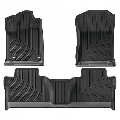 For 2021- 2024 Toyota Tundra LHD TPE Car Floor Mat/Rear Bucket Mat