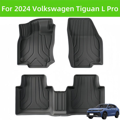 For 2024 Volkswage Tiguan L Pro TPE Car Floor Mat/Trunk Mat