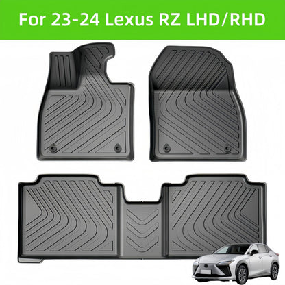 For 2023-2024 Lexus RZ LHD RHD TPE Car Floor Mat/Rear Trunk Mat