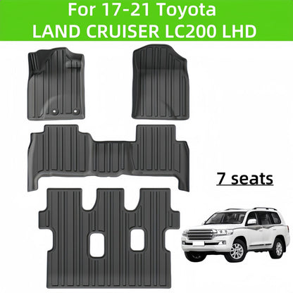 For 2017- 2021  Toyota LAND CRUISER LC200 TPE Car Floor Mat/Rear Trunk Mat