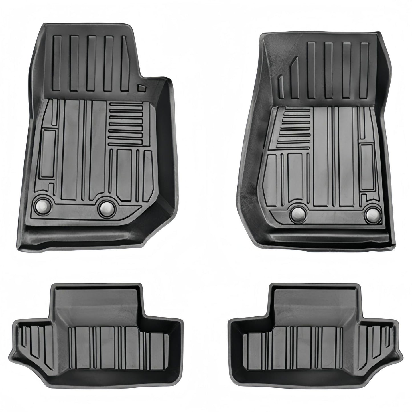 For 2007 Jeep Wrangler Sahara/Rubicon/Gladiator JK/JL TPE Car Floor Mat