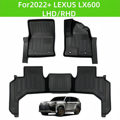 For 2022 LEXUS LX600 LHD RHD TPE Car Floor Mat/Trunk Mat