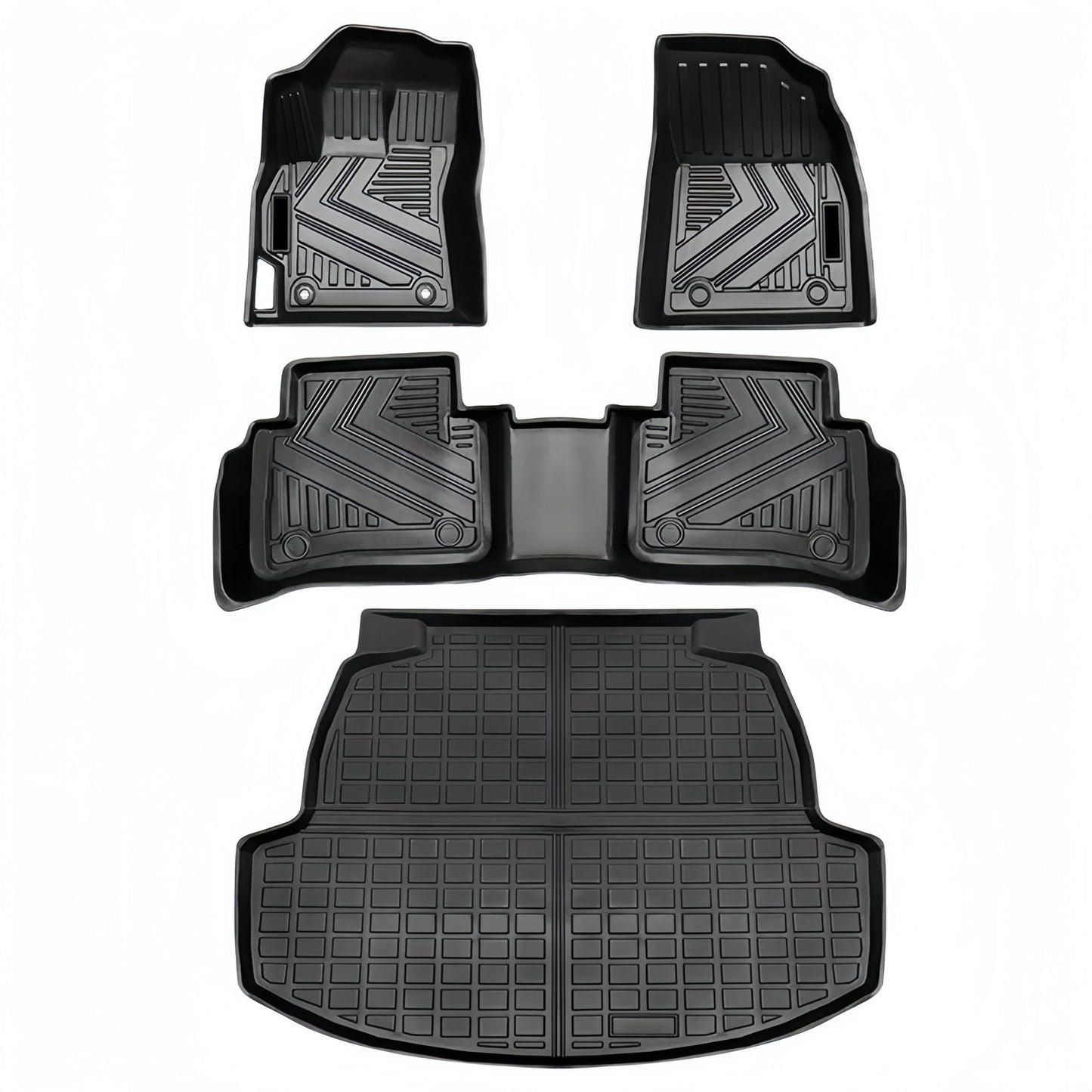 For 2019 Toyota Corolla LHD TPE Car Floor Mat/Rear Trunk Mat