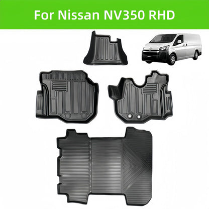Nissan NV350 RHD Car TPE Car Floor Mat/Rear Trunk Mat