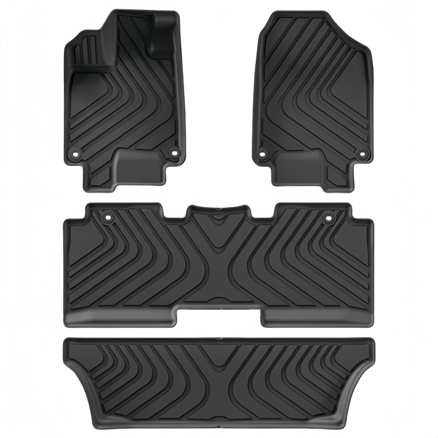 For 2018- 2024 Honda Odyssey Fuel LHD TPE Car Floor Mat/Rear Trunk Mat