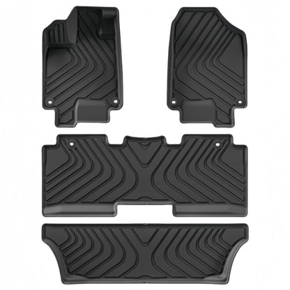 For 2018- 2024 Honda Odyssey Fuel LHD TPE Car Floor Mat/Rear Trunk Mat