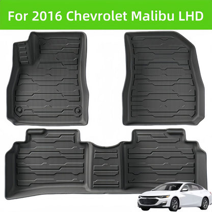 For 2016 Chevrolet Malibu TPE Car Floor Mat/Rear Trunk Mat