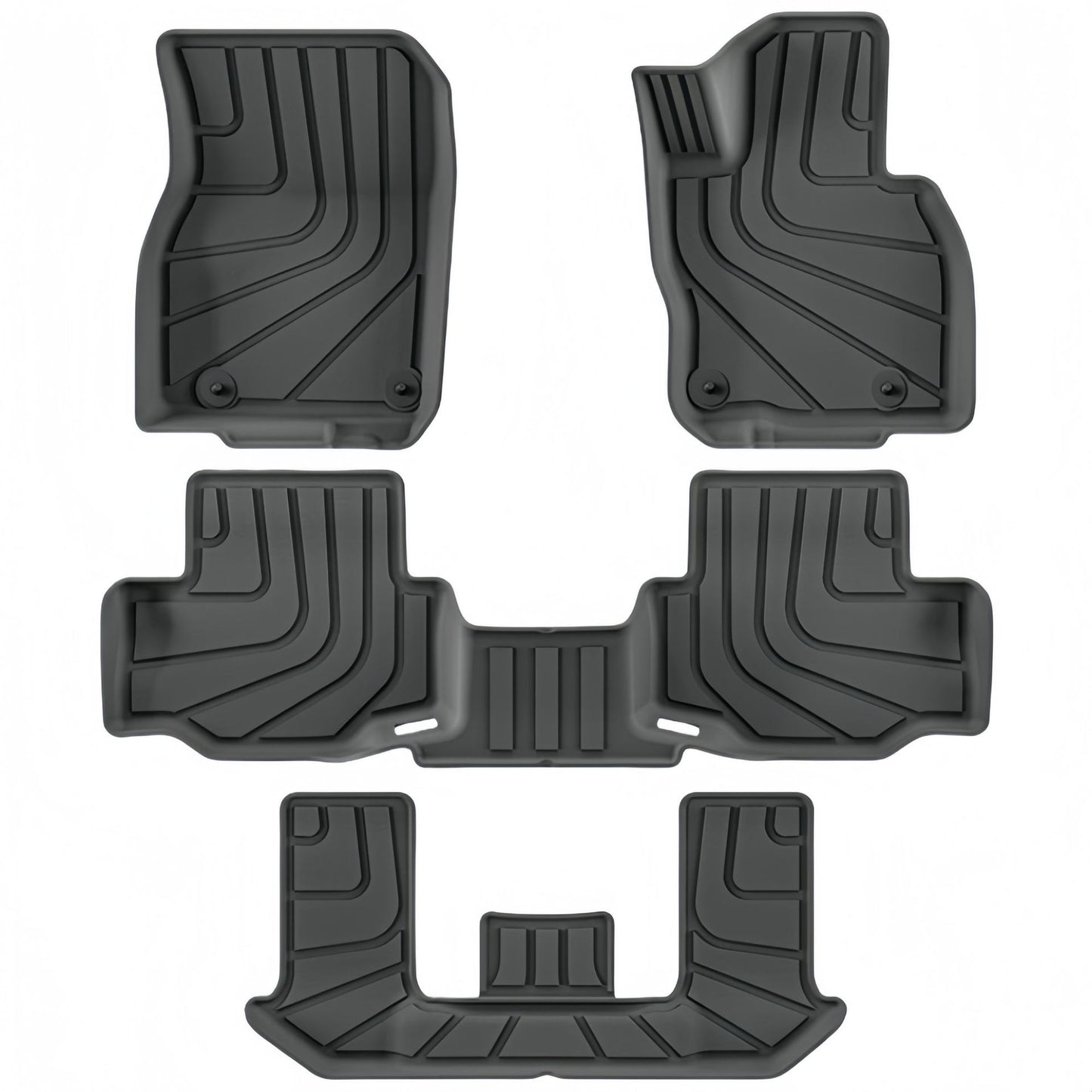 Mazda CX-80 2025 RHD 3D TPE Car Floor Mat/Rear Trunk Mat