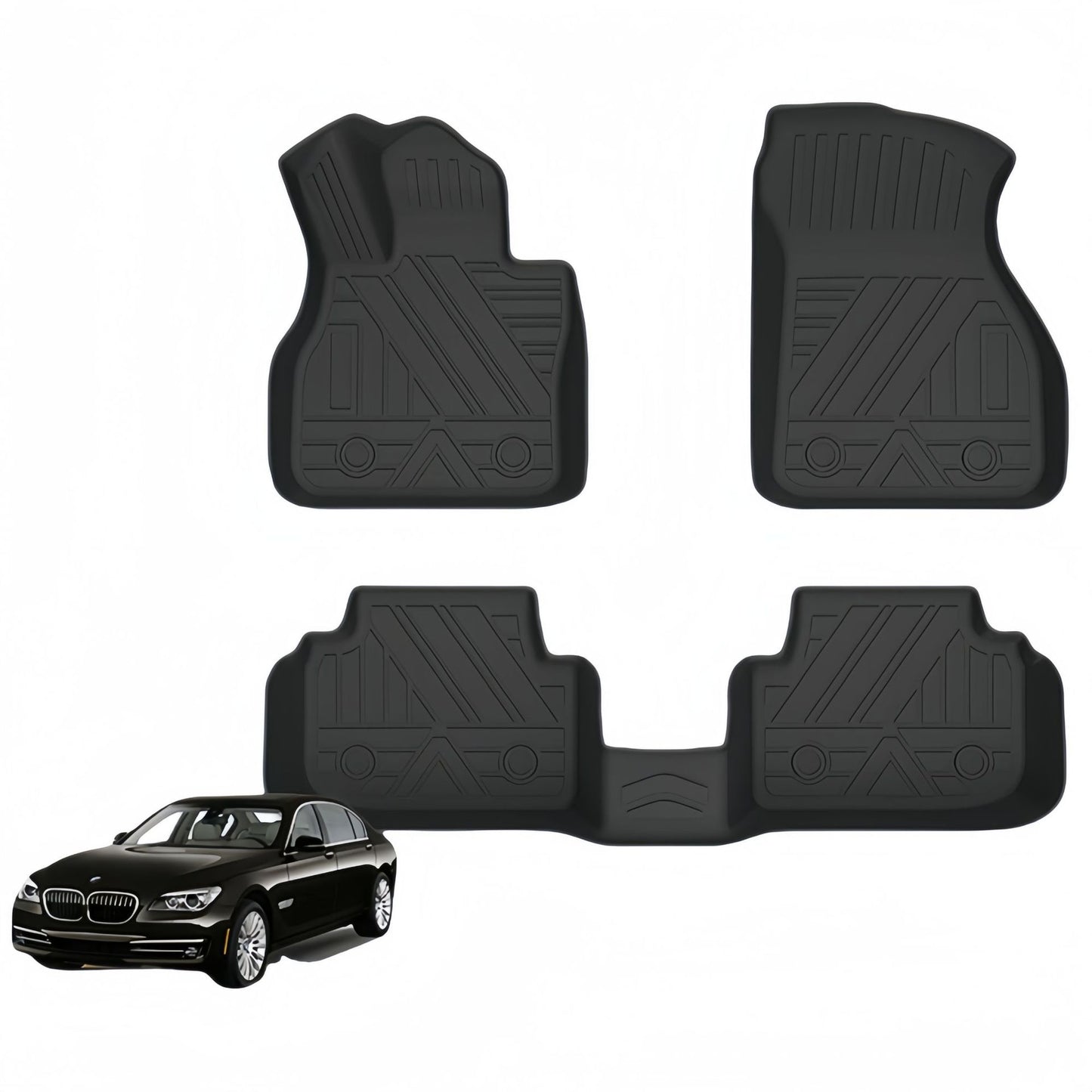 BMW 1 Series Three-box car 2016-2023 TPE 3D Car Floor Mat Custom wholesale