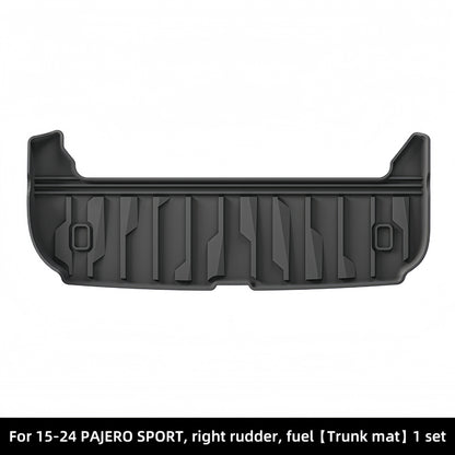 Mitsubishi PAJERO SPORT RHD 2015-2024 TPE Car Floor Mat/Rear Trunk Mat