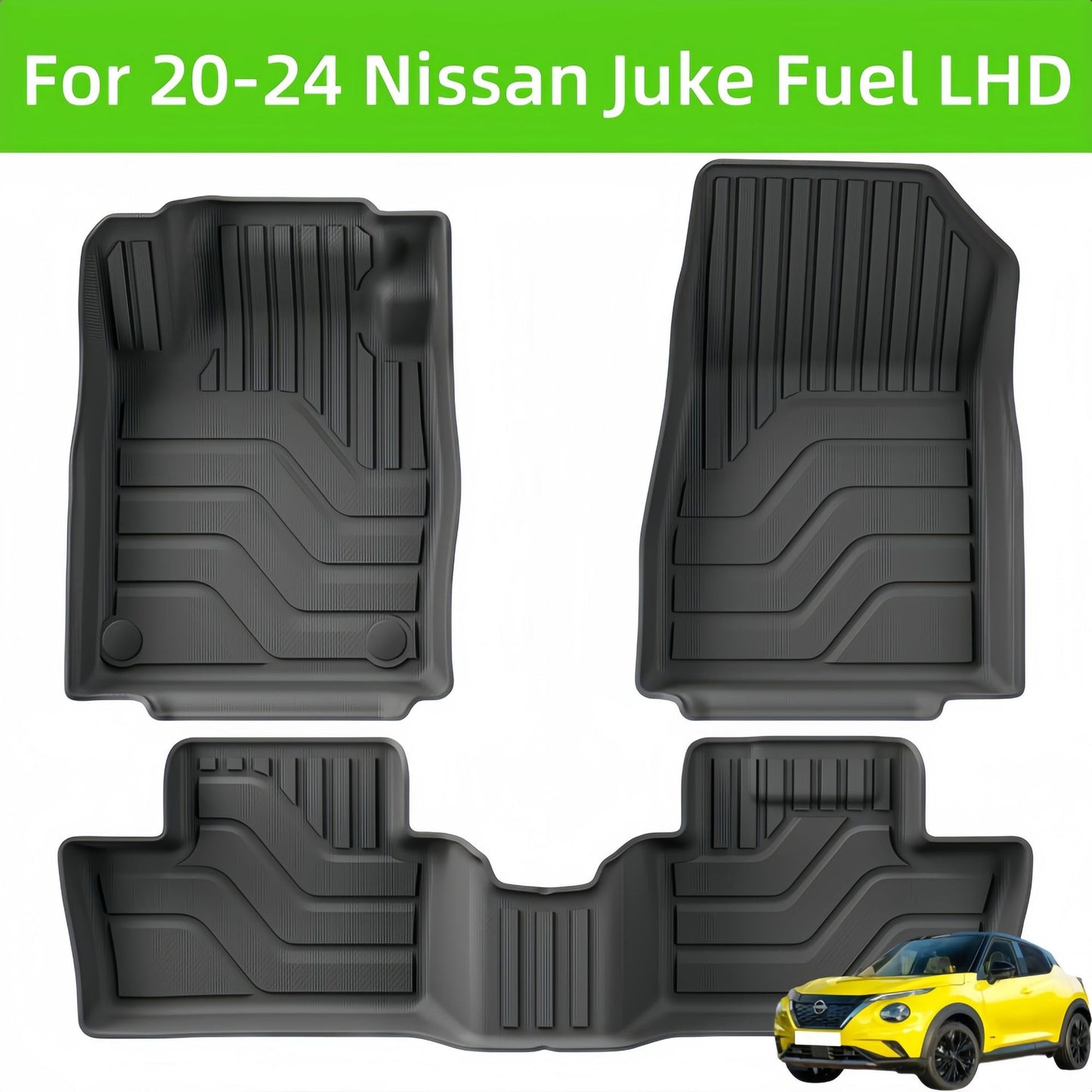 For 2020-2024 Nissan Juke Fuel TPE Car Floor Mat/Rear Trunk Mat