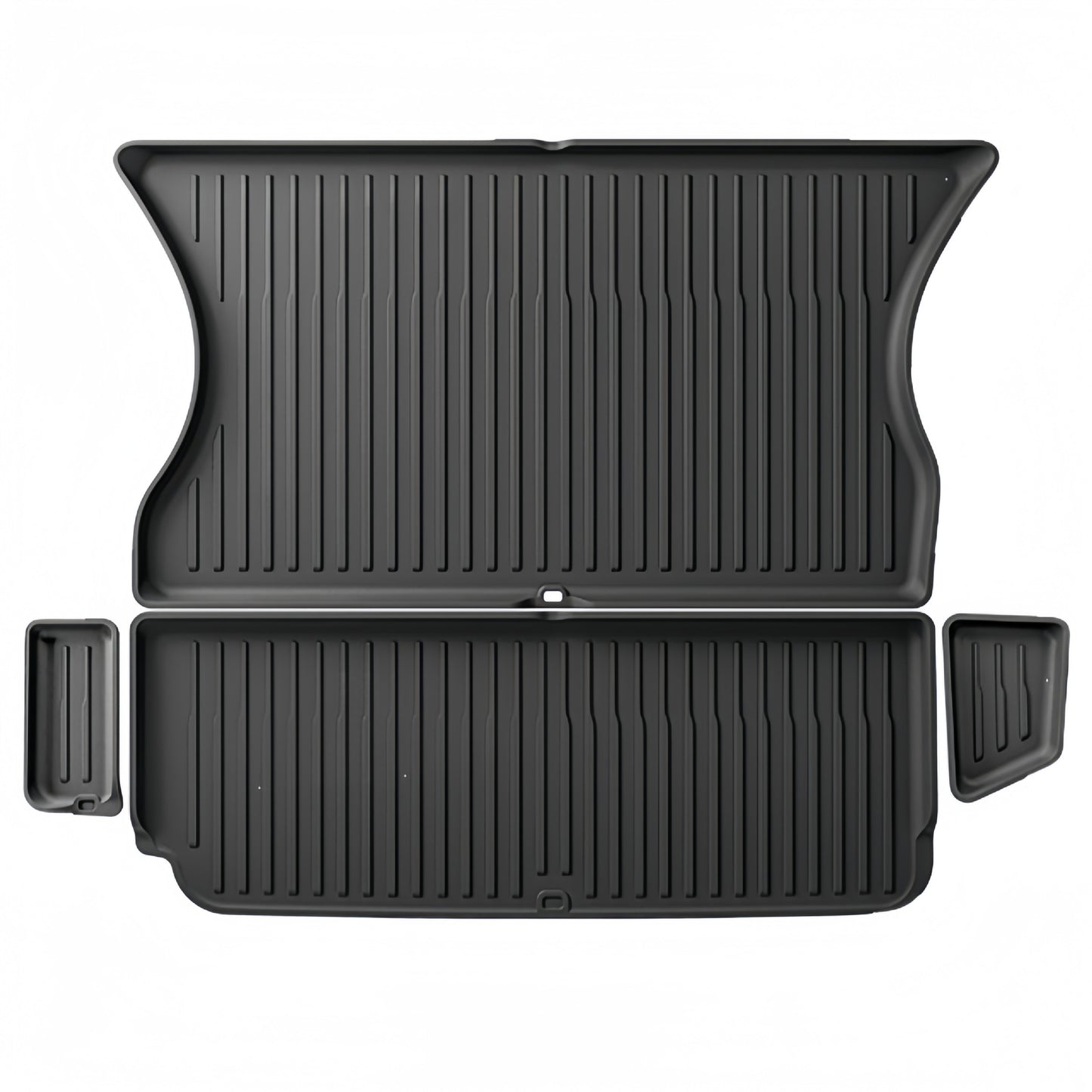 For 2022- 2024 Tesla MODEL X 3D Carpet TPE Car Floor Mat/Rear Trunk Mat