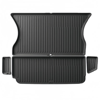For 2022- 2024 Tesla MODEL X 3D Carpet TPE Car Floor Mat/Rear Trunk Mat