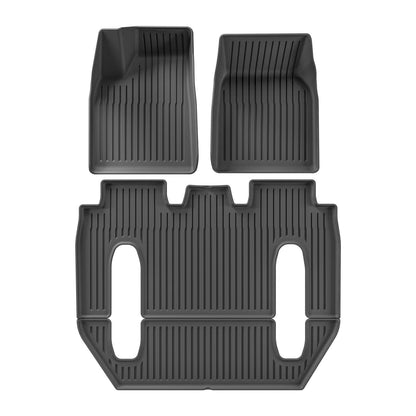 For 2022- 2024 Tesla MODEL X 3D Carpet TPE Car Floor Mat/Rear Trunk Mat