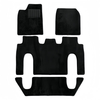 For 2022- 2024 Tesla MODEL X 3D Carpet TPE Car Floor Mat/Rear Trunk Mat