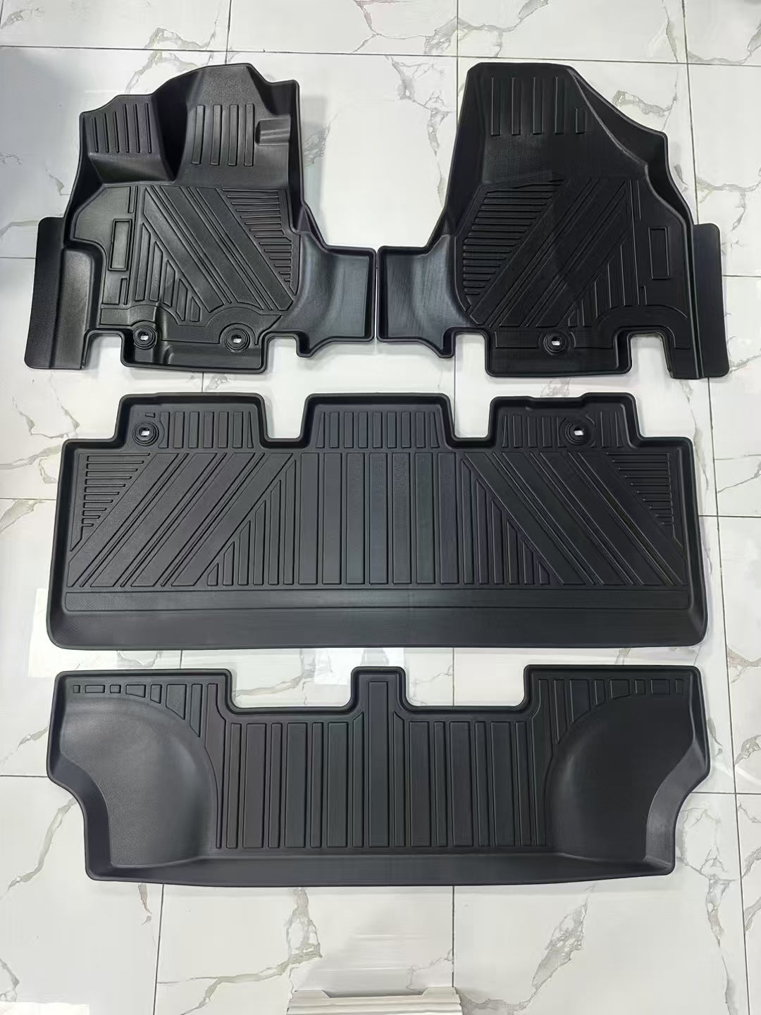 For 2013- 2017 Honda Odyssey Carpet TPE Car Floor Mat/Rear Trunk Mat