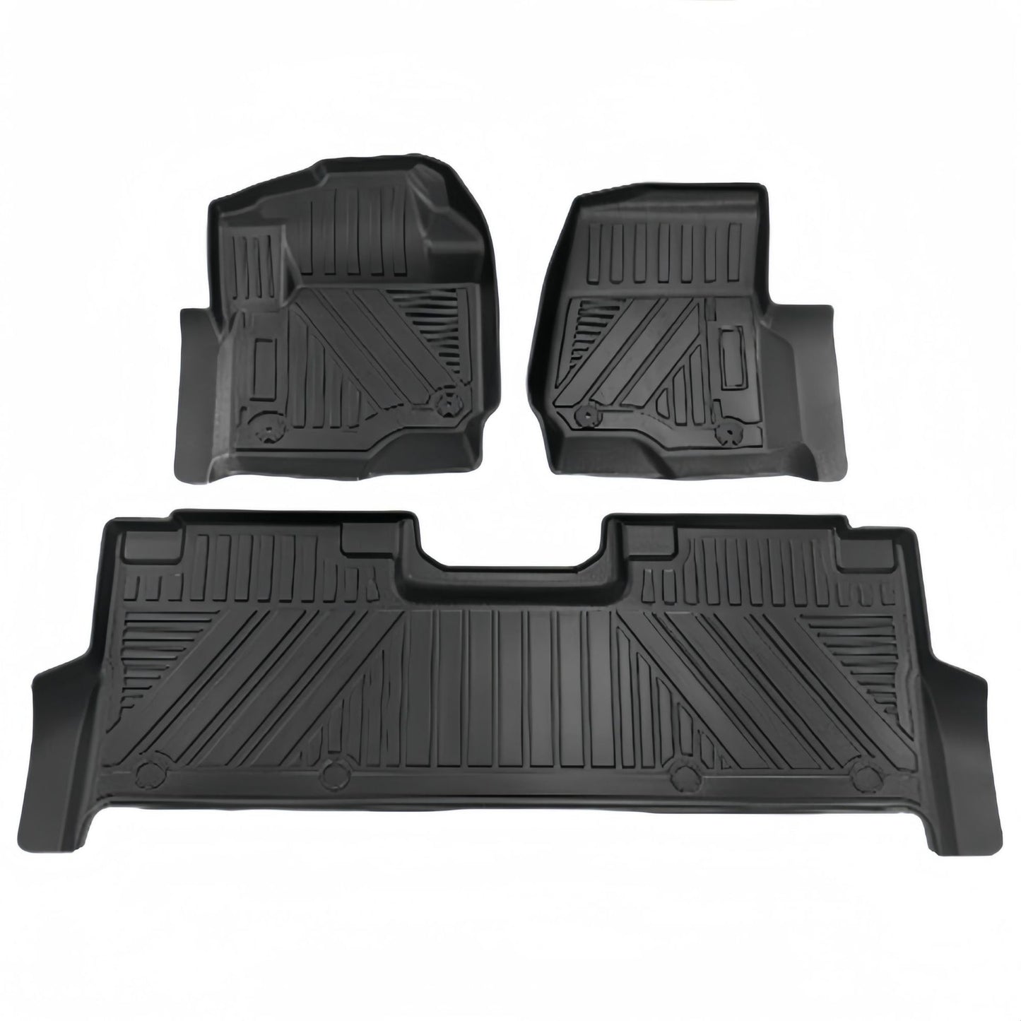 Floor Mats Custom Fit for 2023 Ford F250/F350 TPE Car Floor Mat/Rear Bucket Mat