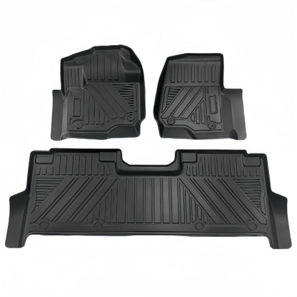 Floor Mats Custom Fit for 2023 Ford F250/F350 TPE Car Floor Mat/Rear Bucket Mat