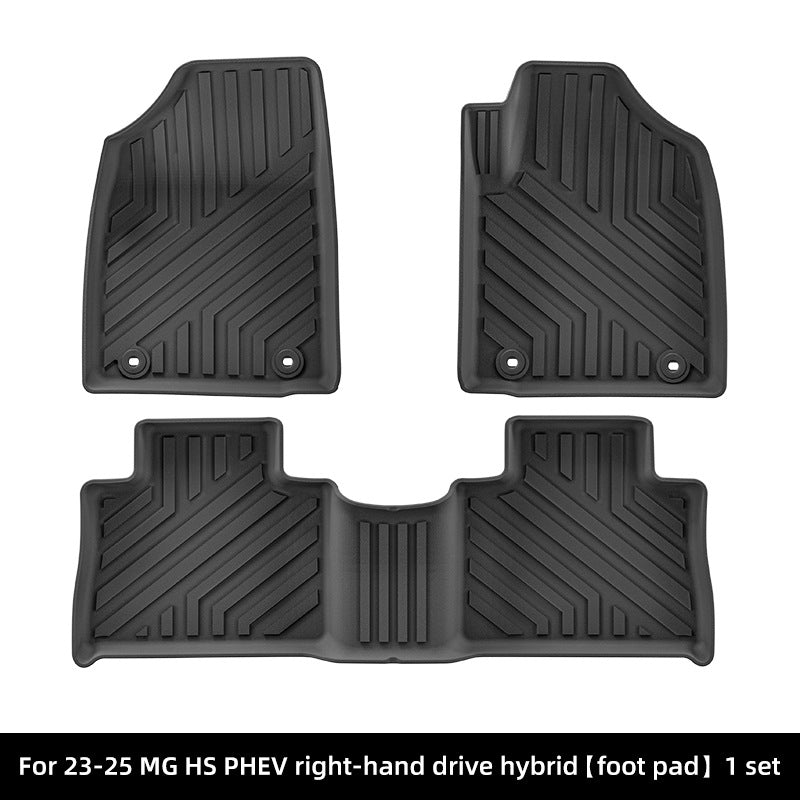 For 2023-2025 MG HS PHEV RHD TPE Car Floor Mat/Rear Trunk Mat