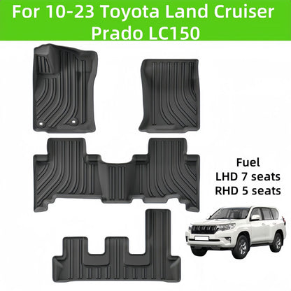 For 2010- 2023 Toyota Land Cruiser Prado LC150 TPE Car Floor Mat/Trunk Mat