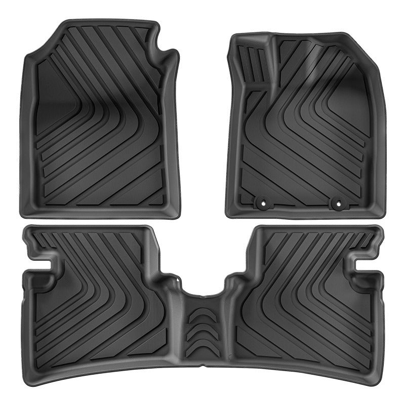 For 2022-2024 Honda WR-V RHD 3D Carpet TPE Car Floor Mat/Rear Trunk Mat
