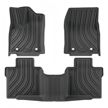 For 2021- 2024 Toyota Tundra LHD TPE Car Floor Mat/Rear Bucket Mat