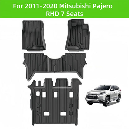 Mitsubishi Pajero RHD 2011-2020 TPE Car Floor Mats