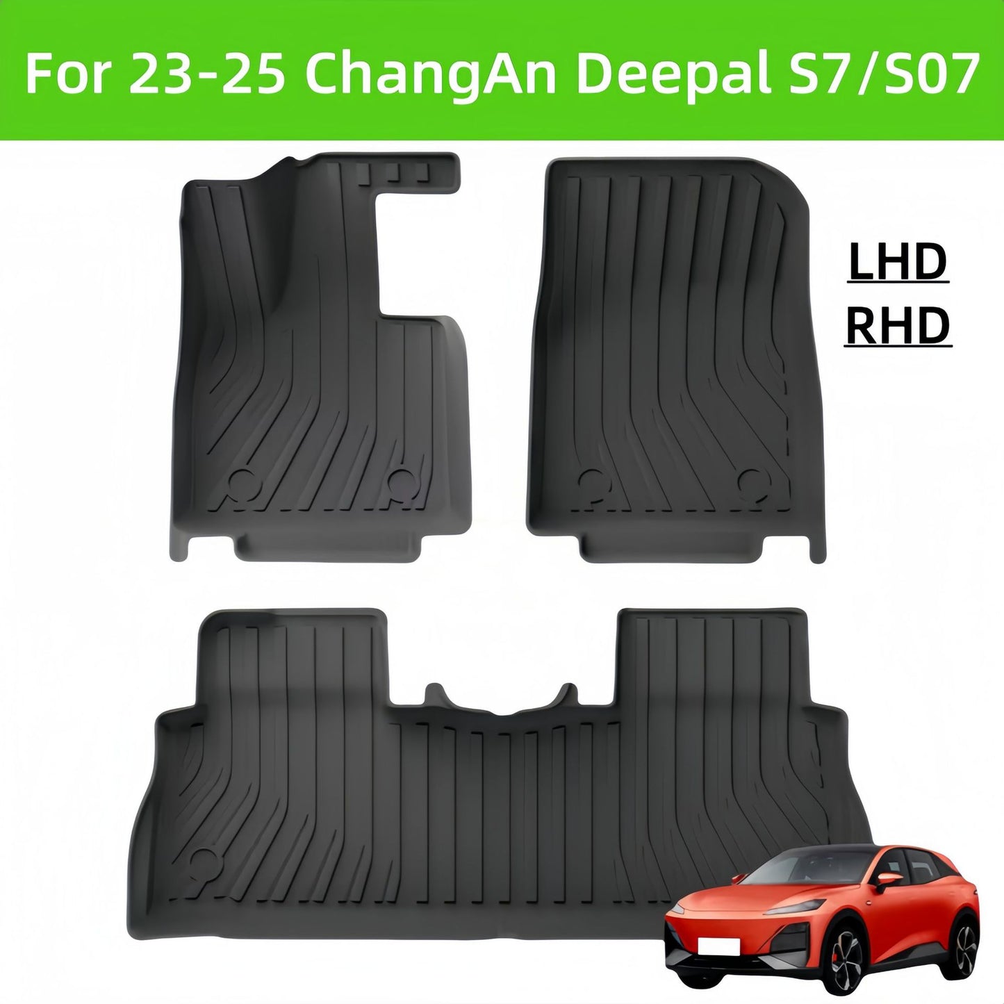 Changan Deepal S7 2023-2025 TPE car floor mat Rear Trunk Mat