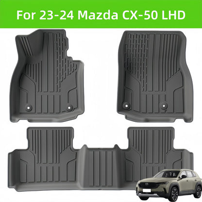 Mazda CX50 2023-2024 TPE Car Floor Mat/CX-50 Rear Trunk Mat