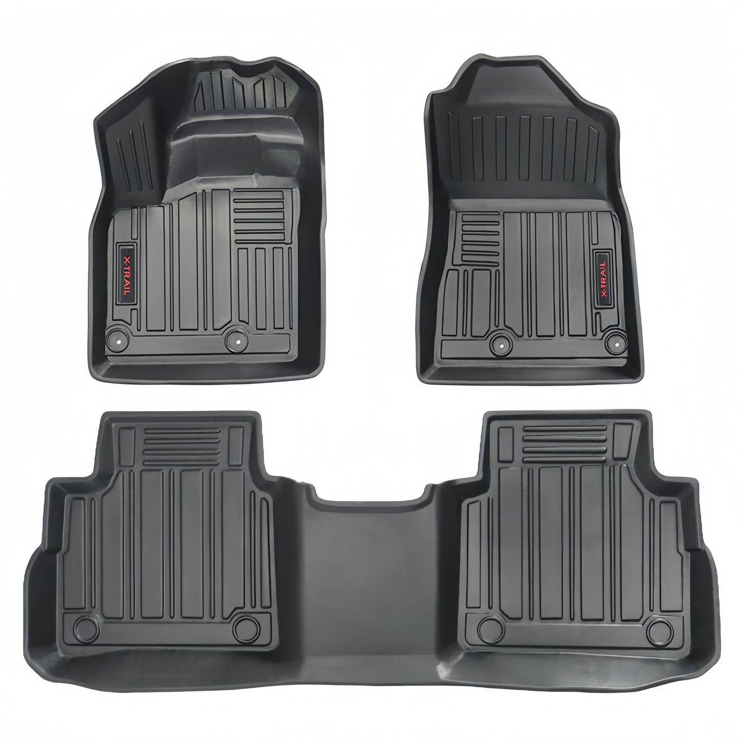 For 2021-2022 Nissan Rogue LHD 3DCarpet TPE Car Floor Mat/Rear Trunk Mat