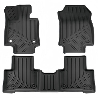 For 2019-2024 Toyota RAV4 FUEL/Hybrid LHD TPE Car Floor Mat/Trunk Mat