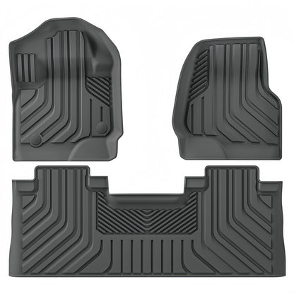 For 2017-2024 Ford F250/F350 TPE 3D Car Floor Mat/Rear Trunk Mat