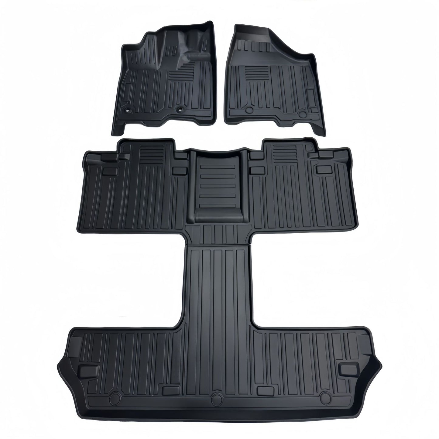 For 2011-2018 Toyota SIENNA LHD Waterproof 3D Carpet TPE Car Floor Mat