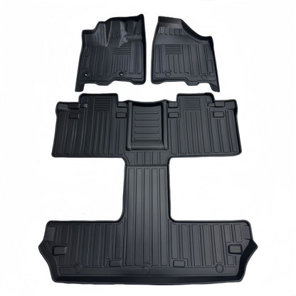 For 2011-2018 Toyota SIENNA LHD Waterproof 3D Carpet TPE Car Floor Mat